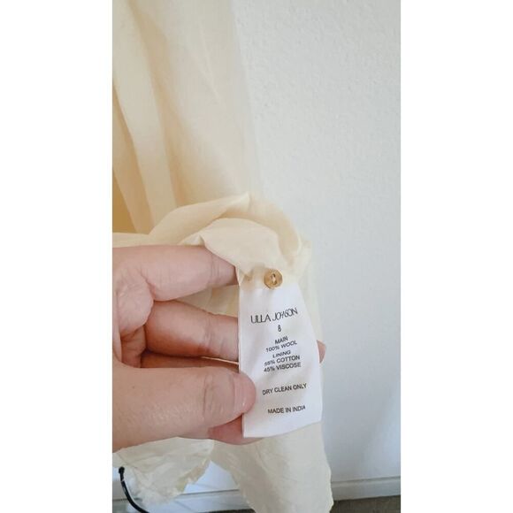 Ulla Johnson Aberdeen wool Dress Alabsater size US8 - Picture 9 of 12